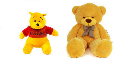 

Arvel two combo pack red teddy2 feet /3feet blue teddy bear /hug able teddy bear/ lovely teddy bear/ high quality teddy bear /sweet and soft teddy bear - 83.5 cm(Blue, Red)