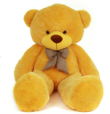

Zahuu 3 Feet Stuffed Spongy Huggable Cute Teddy Bear (Yellow) - 91 cm(Yellow)