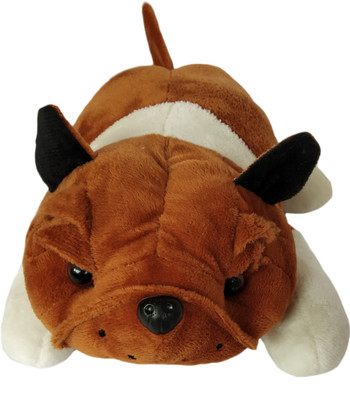 

Speoma BULL DOZER DOG STUFFED SOFT TOY [BROWN] - 25 cm(Multicolor)