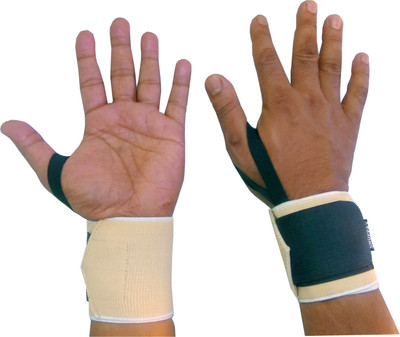 

shoppax Weight Lifting-pro Wrist Support (, Cream, Multicolor