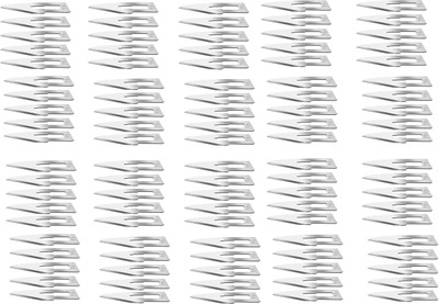 

WOWSOME 100 Pcs Interchangeable Sharp Surgical Blades Surgical Scalpel(Pack of 100)