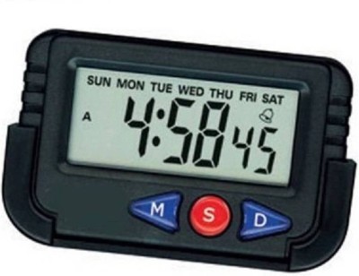 Shopkart Digital Black Clock