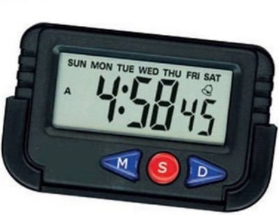 Shopkart Digital Black Clock