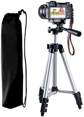 

Blue Birds NEW ARRIVAL 3110 Portable Digital Camera Tripod Stand Lightweight Aluminum for All Smartphone Tripod(Silver & Black, Supports Up to 1500 g)