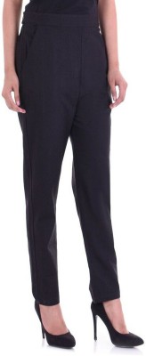 kahili art Tapered Women Black Trousers