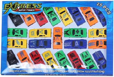 

AutoVHPR Set of Small 25 Plastic Cars for Children(Multicolor)