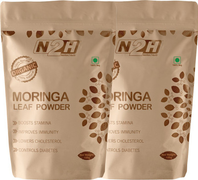 

N2H 100% Pure Natural & Organic Moringa Leaf Powder(200 g)