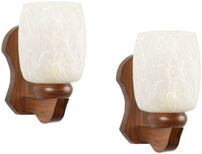 ZADLAXAR Uplight Wall Lamp Without Bulb(Pack of 2)