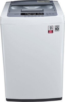 LG 6.2 kg Inverter Fully Automatic Top Load Washing Machine Silver, White T7269NDDL