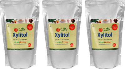 

SO SWEET 100% Natural Sweetener 1 Kg Xylitol - Sugarfree(Pack of 03) Sweetener(3 kg, Pack of 3)