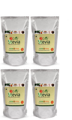 

SO SWEET Stevia Spoonable - 100% Natural Sweetener - 1 Kg (Sugarfree) (Pack of 04) Sweetener(4 kg, Pack of 4)