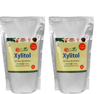 

SO SWEET 100% Natural Sweetener 1 Kg Xylitol - Sugarfree(Pack of 02) Sweetener(2 kg, Pack of 2)