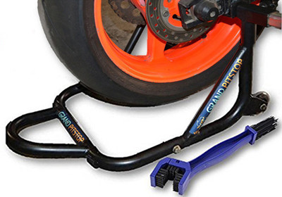 GrandPitstop Free Chain Cleaning Brush Red with Rear Paddock Combo