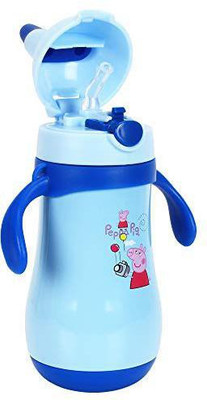 

WonderKart 300 ML Beautiful Printed Stainless Steel Kids Sipper/Vacuum Water Bottle with Neck Strap - Blue - 300 ml(Blue)