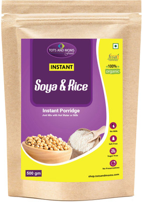 TOTS AND MOMS Instant Soya & Rice Cereal(500 g, 6+ Months)
