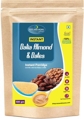 

TOTS AND MOMS Instant Dalia Almond & Dates Cereal(500 g, 8+ Months)