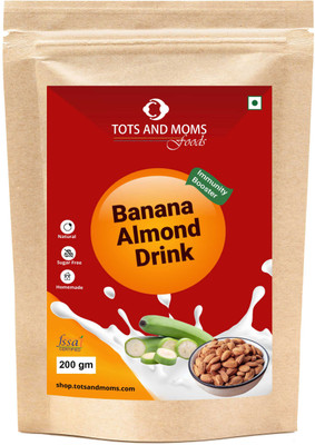 

TOTS AND MOMS Banana Almond Drink Cereal(200 g, 12+ Months)