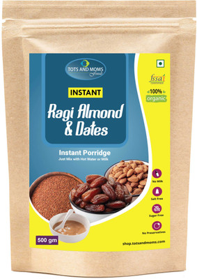

TOTS AND MOMS Instant Ragi Almond & Dates Cereal(500 g, 8+ Months)