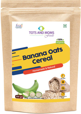 

TOTS AND MOMS Banana Oats Cereal Cereal(200 g, 6)