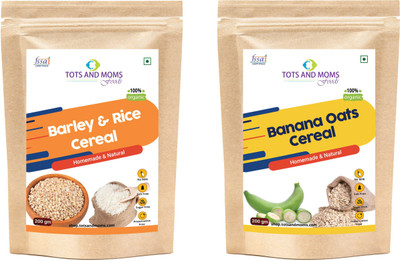 

TOTS AND MOMS Cereals Combo - 1 Cereal(400 g, 6+ Months)