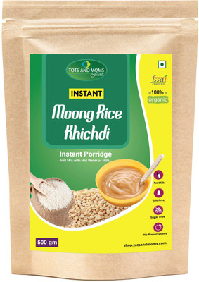 

TOTS AND MOMS Instant Moong Rice Khichdi Cereal(500 g, 6+ Months)