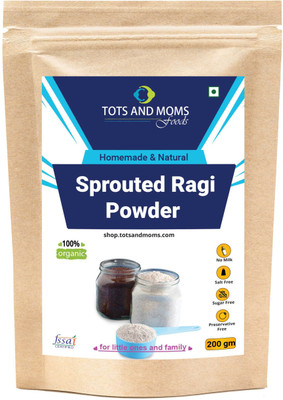 

TOTS AND MOMS Sprouted Ragi Powder Cereal(200 g, 6)