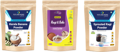 

TOTS AND MOMS First Foods Combo - 2 Cereal(600 g, 6+ Months)
