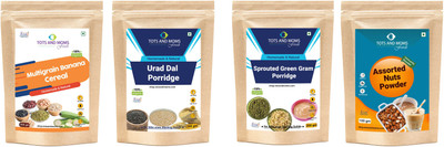 

TOTS AND MOMS Nutri Combo - Weight Gaining Foods - 2 Cereal(700 g, 6+ Months)