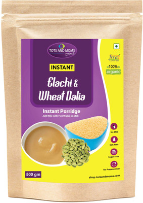 

TOTS AND MOMS Instant Elachi & Wheat Dalia Cereal(500 g, 6+ Months)