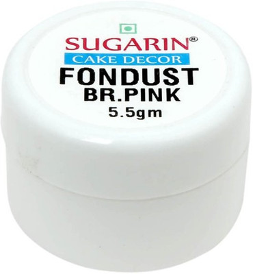 

SUGARIN Fondust, 5.5gm, Brilliant Pink Baking Powder(5.5 g)