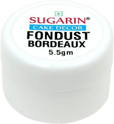 

SUGARIN Fondust, 5.5gm, Bordeaux Baking Powder(5.5 g)