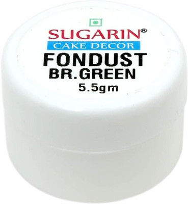 

SUGARIN Fondust, 5.5gm, Brilliant Green Baking Powder(5.5 g)