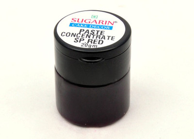

SUGARIN Paste Concentrate, 20gm, Super Red Baking Paste(20 g)