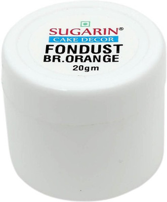 

SUGARIN Fondust, 20gm, Brilliant Orange Baking Powder(20 g)
