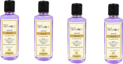 

khadi organique lavender Niroli Bath Oil - Pack Of 3 (630 ml)(840 ml)