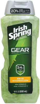 

Irish Spring Body Wash, Gear Skin Hydration with Vitamin E(553 ml)