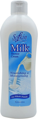 

Softkin Goats Milk Shower Cream, Deep Nourishing & Moisturising, PH5.5(1000 ml)