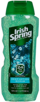 

Irish Spring Body Wash, Deep Action Scrub - 532ml (18oz)(532 ml)