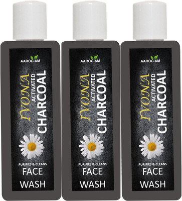 Ivona Charcoal Face Wash Pack of 3(100 ml)