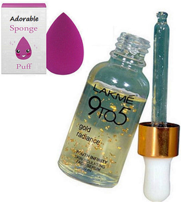 

Adorable sponge puff, radiance face serum(Set of 2)