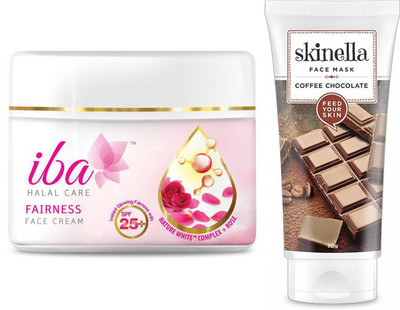 

iba halal Fairness Cream and Chocolate Face Mask combo(Set of 2)