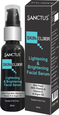 

SANCTUS SKIN-ELIXIR LIghtening & Brightening Facial Serum - 50ml (Enriched with Argan Oil, Vitamin E & Vitamin A - For Youthful Beautiful Skin)(50 ml)