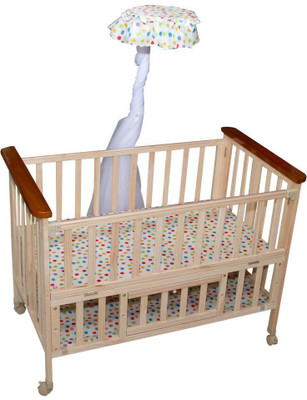 

MeeMee Baby Wooden Swing & Mosquito Net Cot(Beige)