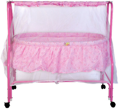 

MeeMee Baby Cradle with Swing and Mosquito Net(Pink)