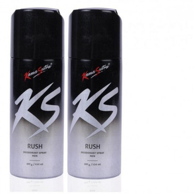 

ks Kama Sutra Rush Deodorant Spray Body Spray - For Men & Women(300 ml)