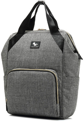 

Colorland Large Capacity Stylish Grids Fashion Mummy Knapsack with Changing Pad (1 Changing Mat) Backpack Diaper Bag(Grey)