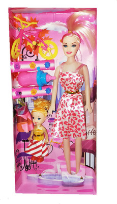 

TALKING GANESHA Beautiful Doll With Baby, Bicycle, Dress & Sipper - Multicolor Model 1(Multicolor)