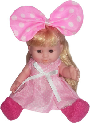 

kidoz kingdom CUTE DOLL SITTING WITH BOW(Multicolor)