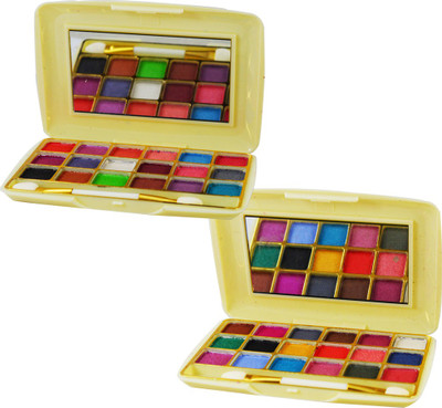 

Aver Beauty 18-Color Eyeshadow 3100-01-03 Pack of 2 18 g(Multicolor)