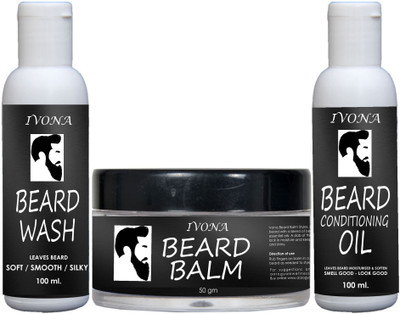

Ivona Beard Balm,Oil and Wash Combo(100 ml)